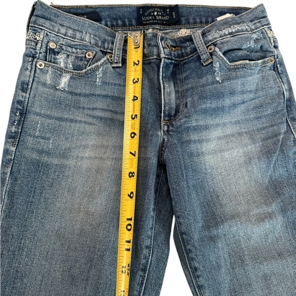 LUCKY BRAND  Orta Premium Sweet Crop Capri Jeans Size 0/25 - Picture 11 of 16